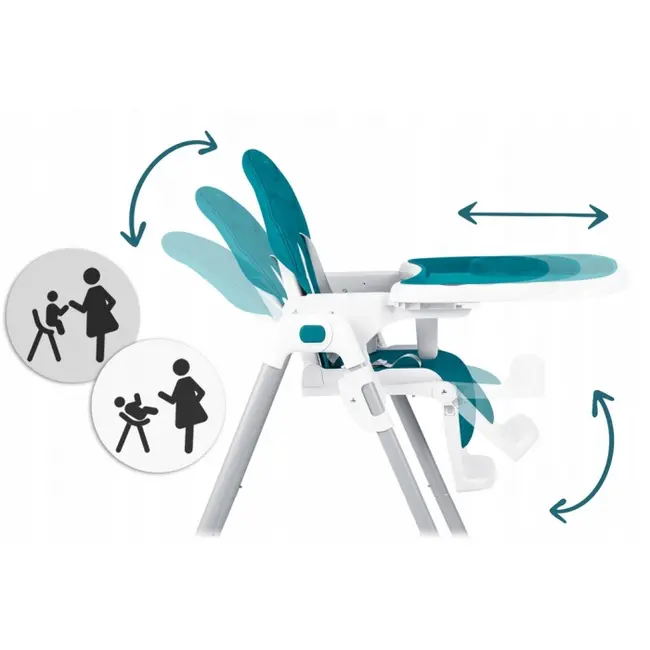 Scaun de masa pentru copii ricokids tulo 700601 - albastru edeedi700601