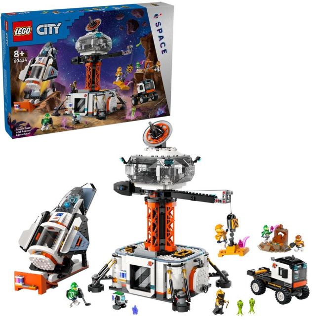 LEGO CITY BAZA SPATIALA SI PLATFORMA DE LANSARE A RACHETEI 60434 VIVLEGO60434