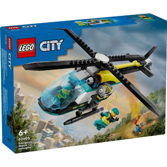 LEGO CITY ELICOPTER DE SALVARE DE URGENTA 60405 VIVLEGO60405