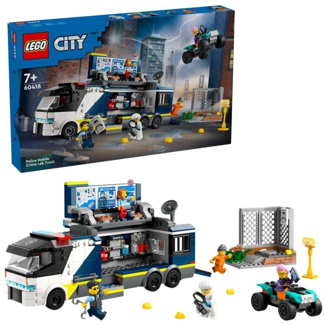 LEGO CITY LABORATOR MOBIL DE CRIMINALISTICA 60418 VIVLEGO60418