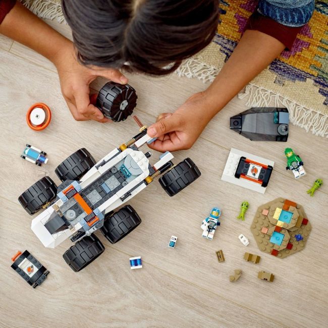 LEGO CITY ROVER DE EXPLORARE SPATIALA SI VIATA EXTRATERESTRA 60431 VIVLEGO60431