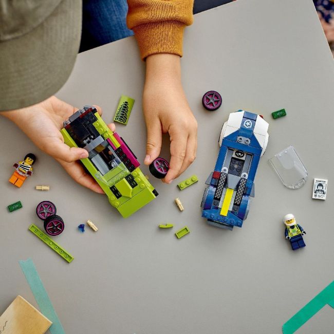 LEGO CITY URMARIRE CU MASINA DE POLITIE SI MASINA PUTERNICA 60415 VIVLEGO60415