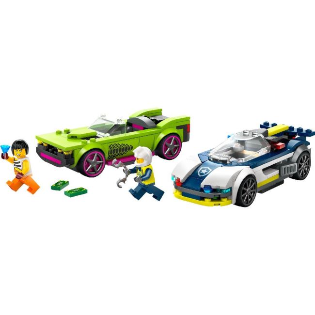 LEGO CITY URMARIRE CU MASINA DE POLITIE SI MASINA PUTERNICA 60415 VIVLEGO60415