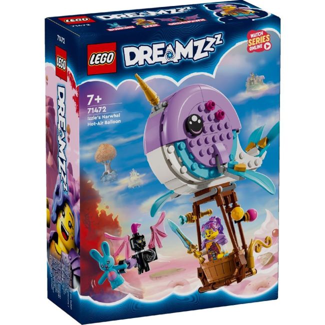 LEGO DREAMZ BALONUL CU AER CALD IN FORMA DE NARVAL AL LUI IZZIE 71472 VIVLEGO71472