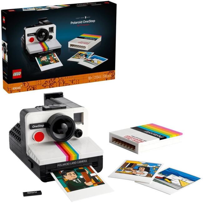 LEGO IDEAS CAMERA FOTO POLAROID ONE STEP SX 70 21345 VIVLEGO21345
