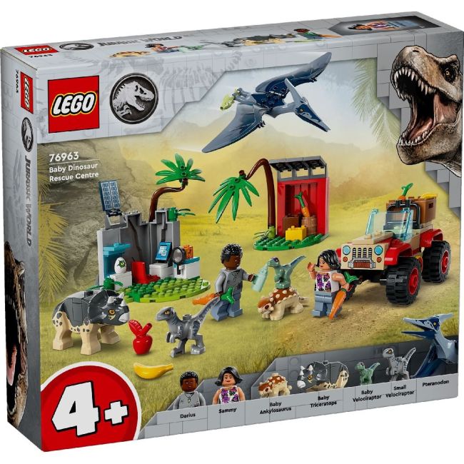 LEGO JURASSIC WORLD 76963 CENTRU DE SALVARE PENTRU PUI DE DINOZAUR VIVLEGO76963