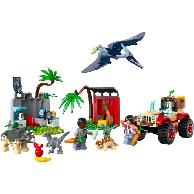 LEGO JURASSIC WORLD 76963 CENTRU DE SALVARE PENTRU PUI DE DINOZAUR VIVLEGO76963