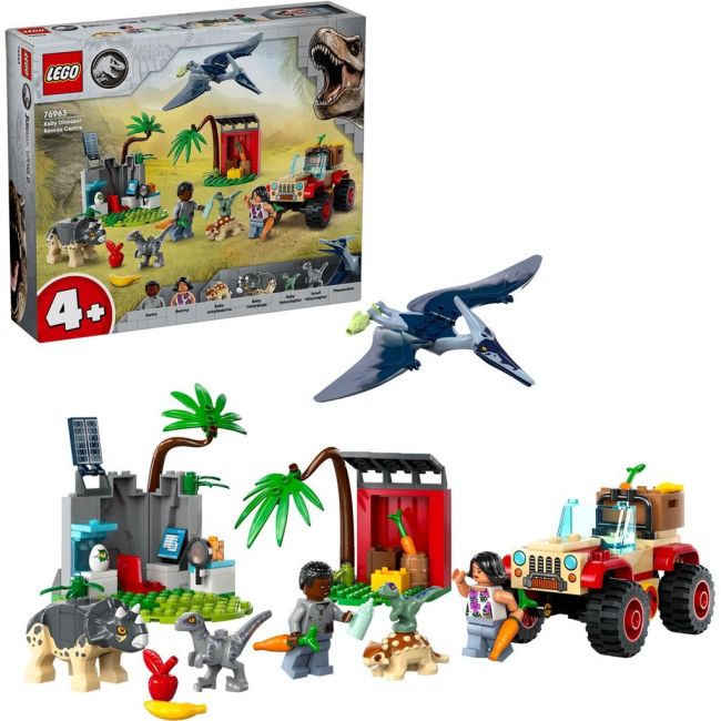 LEGO JURASSIC WORLD 76963 CENTRU DE SALVARE PENTRU PUI DE DINOZAUR VIVLEGO76963