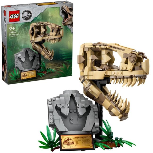 LEGO JURASSIC WORLD FOSILE DE DINOZAUR CRANIU DE TREX 76964 VIVLEGO76964