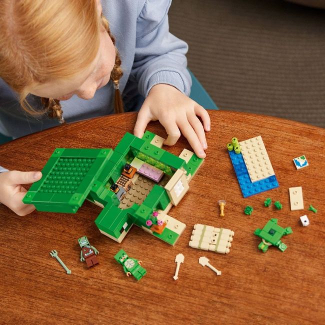 LEGO MINECRAFT CASA DE PE PLAJA TESTOASELOR 21254 VIVLEGO21254