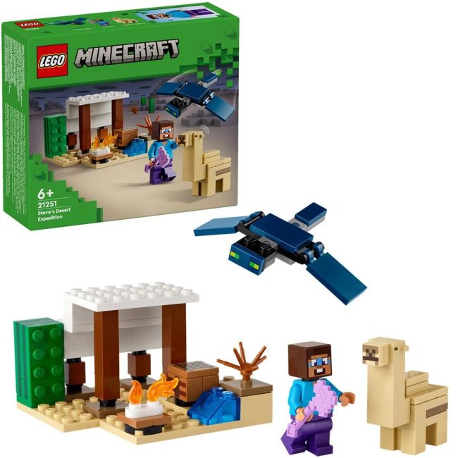 LEGO MINECRAFT EXPEDITIA IN DESERT A LUI STEVE 21251 VIVLEGO21251