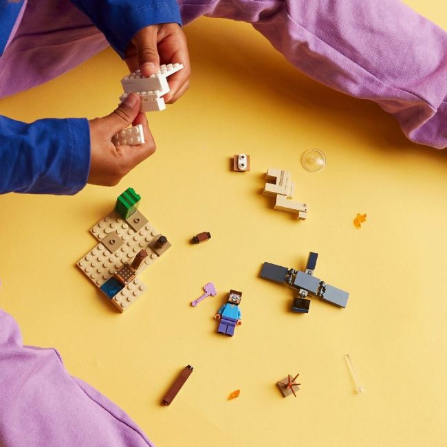 LEGO MINECRAFT EXPEDITIA IN DESERT A LUI STEVE 21251 VIVLEGO21251