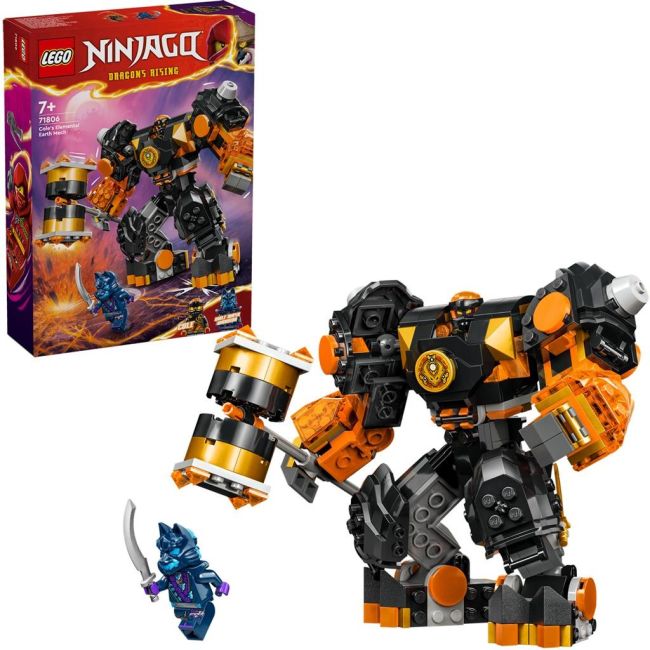 LEGO NINJAGO ROBOTUL STIHIE DE PAMaNT AL LUI COLE 71806 VIVLEGO71806
