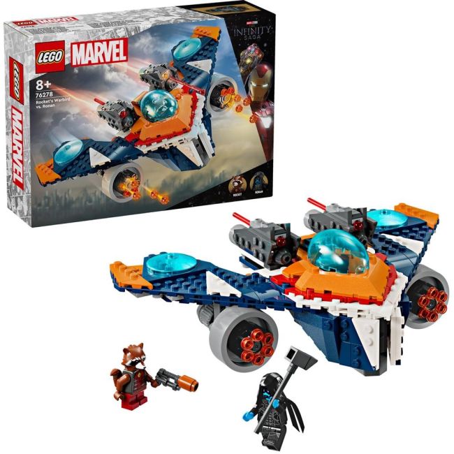 LEGO SUPER HEROES AVIONUL DE LUPTA AL LUI ROCKET VS RONAN 76278 VIVLEGO76278