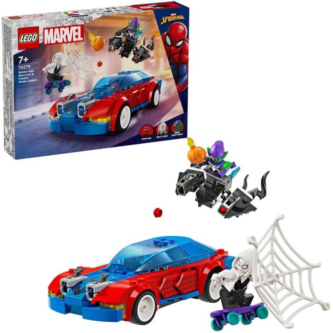 LEGO SUPER HEROES MASINA DE CURSE A OMULUI PAIANJEN SI VENOM GREEN GOBLIN 76279 VIVLEGO76279