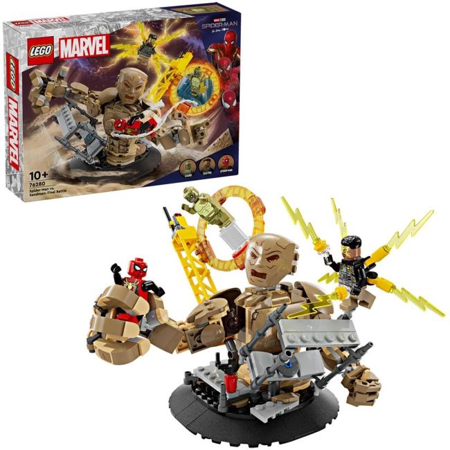LEGO SUPER HEROES OMUL PAIANJEN VS SANDMAN BATALIA FINALA 76280 VIVLEGO76280