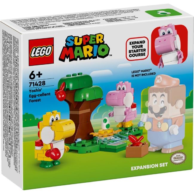 LEGO SUPER MARIO SET DE EXTINDERE PADUREA MINUNATA CU OUL LUI YOSHI 71428 VIVLEGO71428