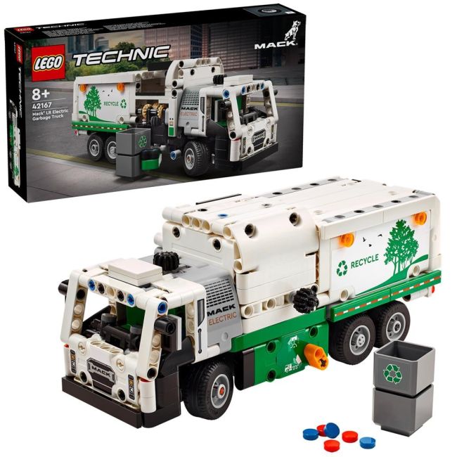 LEGO TECHNIC AUTOGUNOIERA MACK LR ELECTRIC 42167 VIVLEGO42167