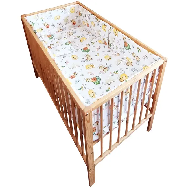 Lenjerie patut hubners buburuza 5 piese alb hublenhb5a