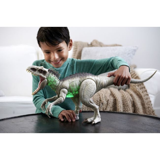 JURASSIC WORLD DINO TRACKERS CAMOUFLAGE BATTLE INDOMINUS REX VIVMTHNT63