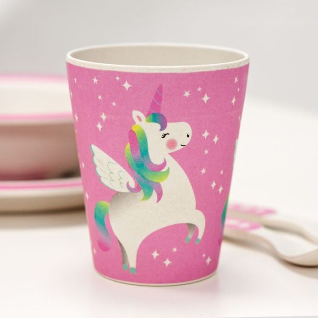 Pahar din bambus Unicorn DNBSB_ZOE022_PAHAR