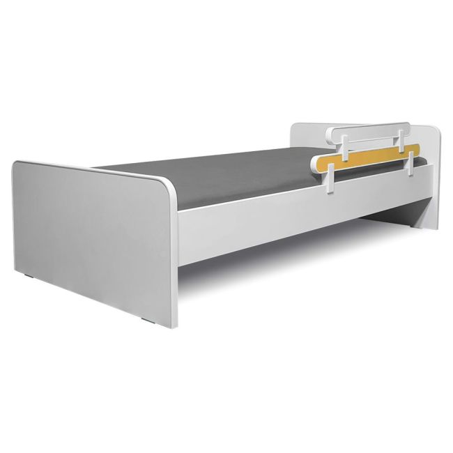 Paravan Detasabil Protectie Pat Copii - Alb/galben 70 X 18 Cm - ASC-par-ag