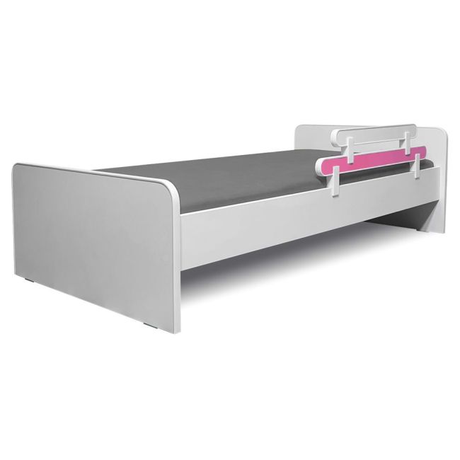 Paravan Detasabil Protectie Pat Copii - Alb/roz 70 X 18 Cm - Pc-p-par-apnk