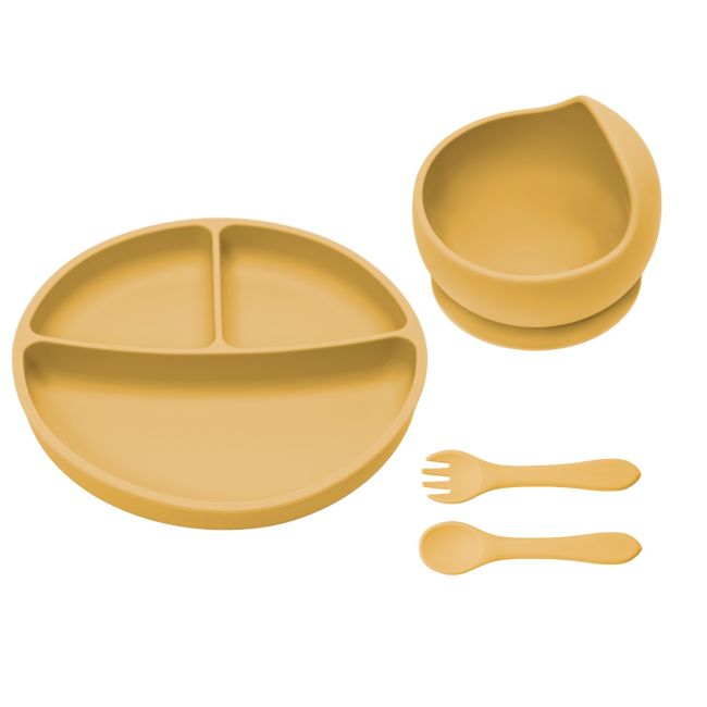 Set Diversificare, AppeKids, 100% Silicon, Basic - Honey KRTAK274919