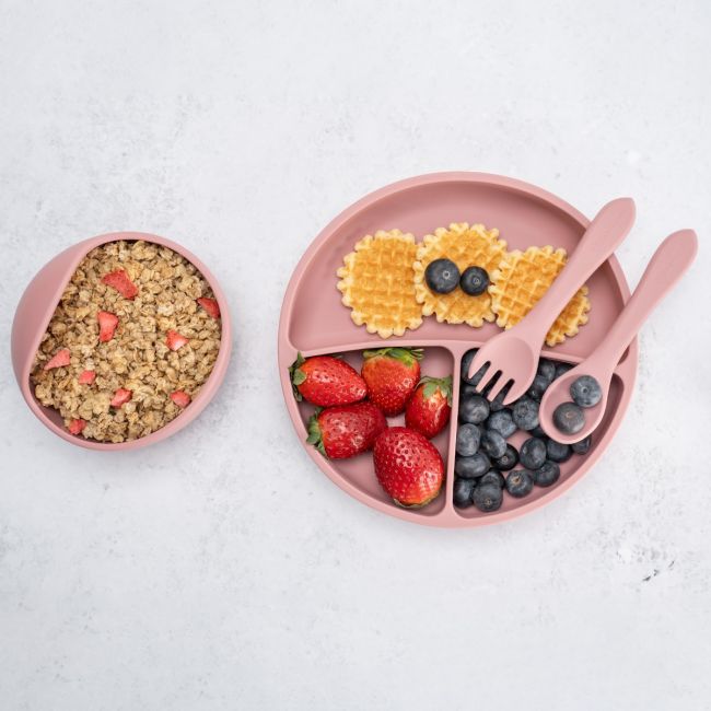 Set Diversificare, AppeKids, 100% Silicon, Basic - Old Rose KRTAK274926