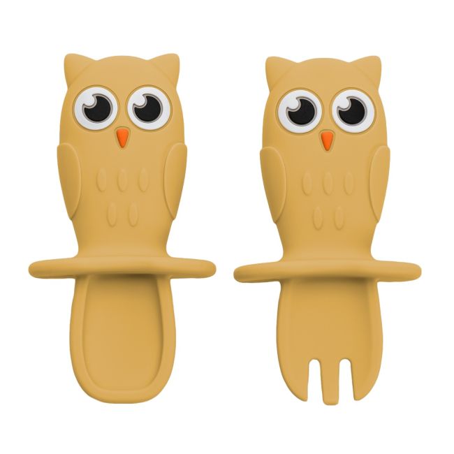 Set Tacamuri din silicon, AppeKids, OWL - Honey KRTAK275619