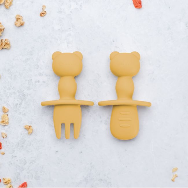 Set Tacamuri din silicon, AppeKids, The Little Bear - Honey KRTAK275565