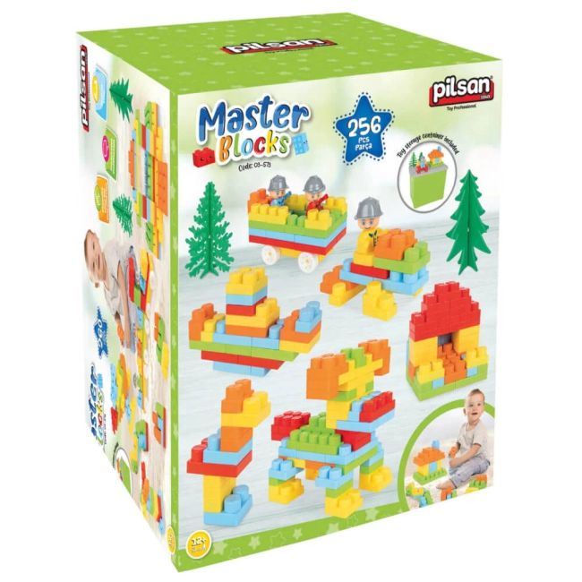 Set constructie pilsan master blocks 260 piese hubpl-03-573