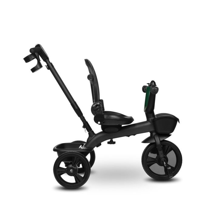 Tricicleta copii, Lionelo, Kori, Cu suport de picioare, Control al directiei, Scaun reversibil, Rotire 360 grade, Pliabila, Conform cu standardul european de securitate EN71, Verde BYNLO-KORI_GREEN_EMERALD