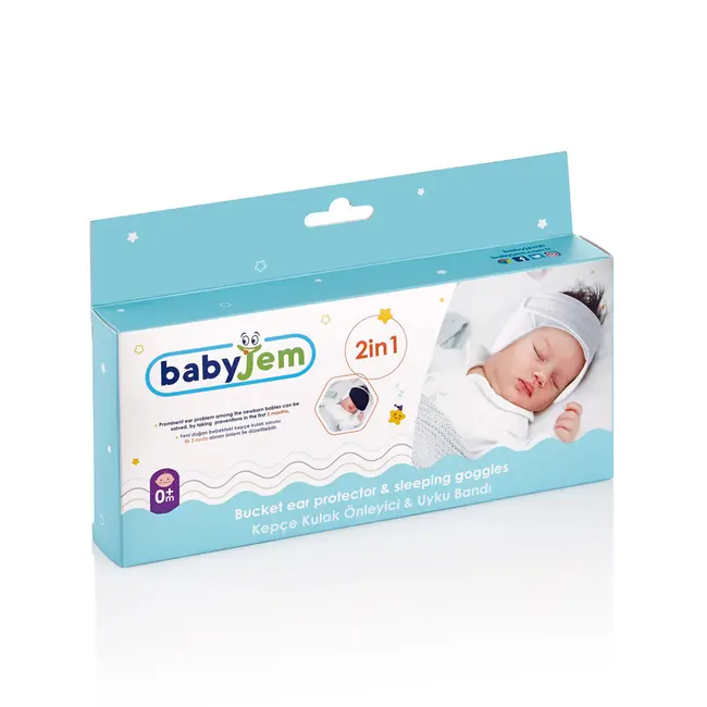 Bentita 2 in 1 pentru urechi BabyJem, Mint JEMbj_5903