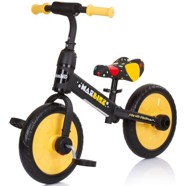 Bicicleta 2 in 1 chipolino max bike yellow hubdikmb0233ye