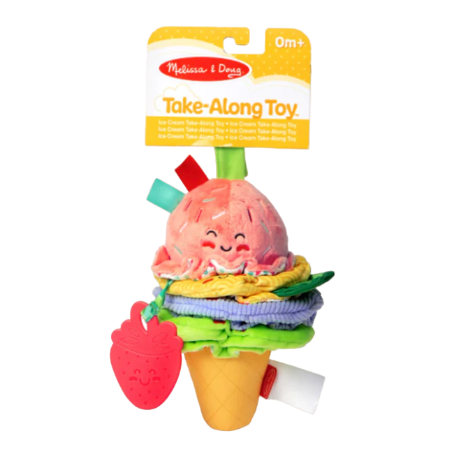 Jucarie de calatorie pentru bebe inghetata la cornet - okemd30750
