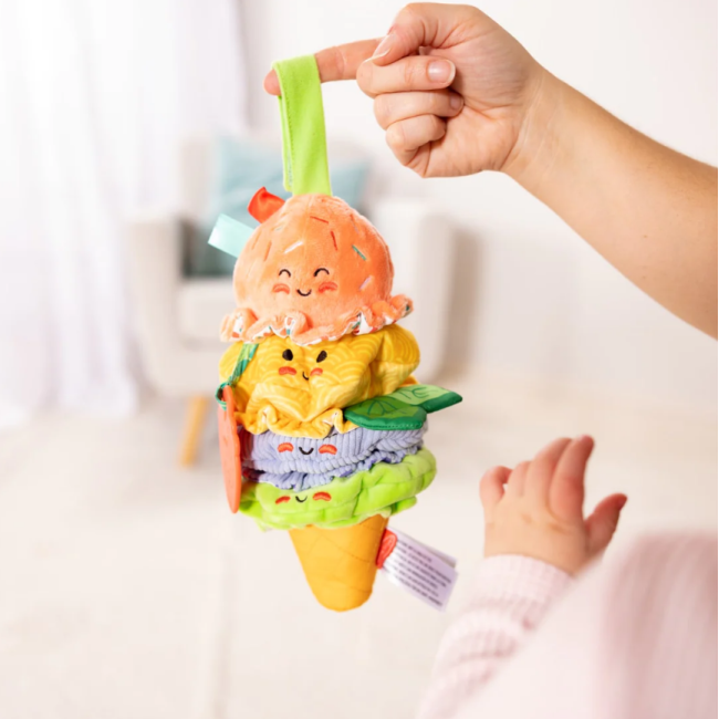 Jucarie de calatorie pentru bebe inghetata la cornet - okemd30750