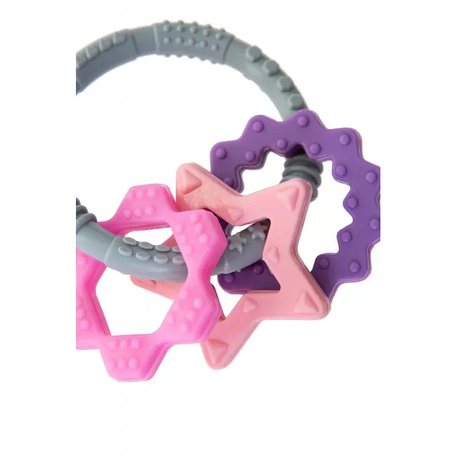 Jucarie dentitie cu stelute, BabyJem (Culoare: Turcoaz) JEMbj_8071