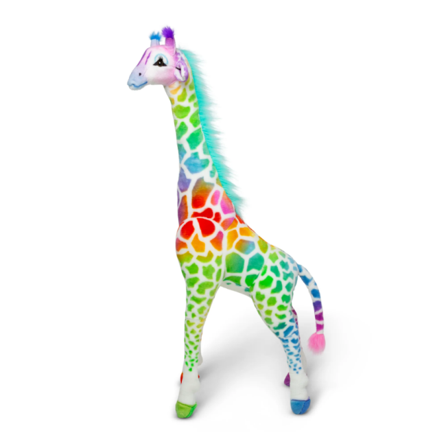Melissa&doug - girafa gigant din plus rainbow - okemd32203