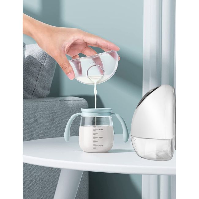 Pompa de san electrica si portabila KidsCare, hands free, sub sutien, cu 10 niveluri de aspiratie si 10 niveluri de masaj SUPKC135