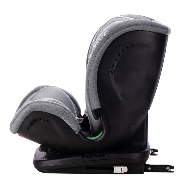 Scaun auto, FreeON, Trex, Pentru copii, I-Size, 76 - 150 cm, Tehnologie Isofix + Top Tether, Spatar si tetiera reglabile, Conform ECE R129, Grey BYN47146