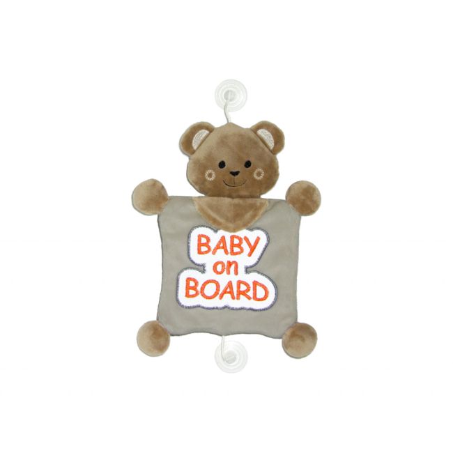 Semn reflectorizant Baby on Board BabyJem, rosu JEMbj_8752