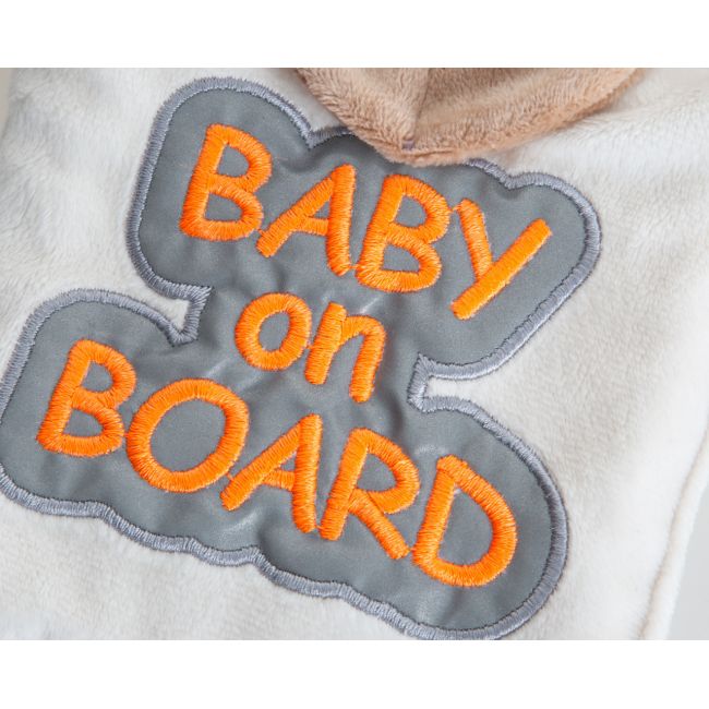 Semn reflectorizant Baby on Board BabyJem, rosu JEMbj_8752