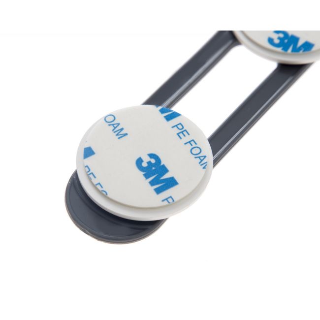 Set 2 mini sigurante universale pentru usi si dulapuri BabyJem, antracit JEMbj_0593