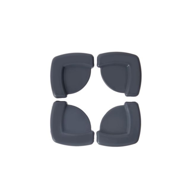 Set 4 protectii pentru colturi mobila BabyJem, antracit JEMbj_0523