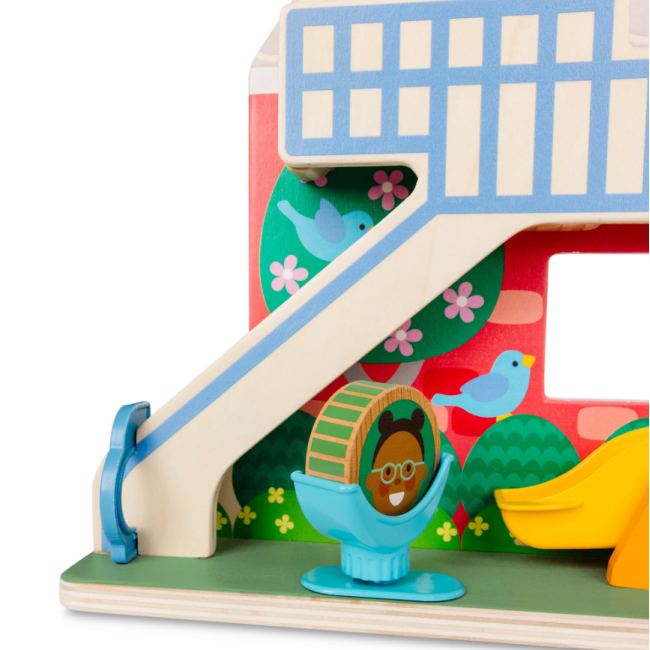Set de joaca din lemn cu accesorii scoala rostogol go tots - okemd30739