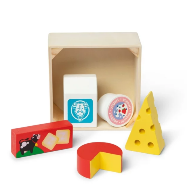 Set de joaca din lemn pentru jocuri de rol lactale - okemd95207