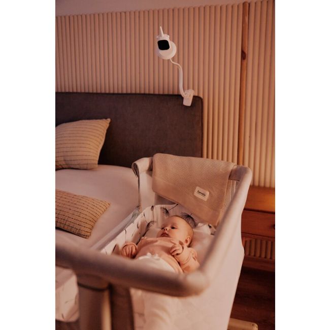 Suport pentru monitor, Lionelo, Flexi, Lungimea 56.5 cm , Flexibil, Compatibil cu Babyline 3.2, Babyline View, Babyline 8.2, Babyline 8.3, Alb BYNLOC-FLEXIGRIP_WHITE