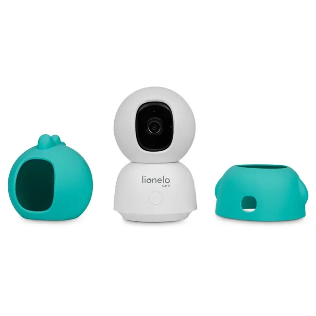 Video monitor, Lionelo, Babyline, View, Integrare AI, Mod de noapte 8 m cu 6 leduri, Unghi 100 grade, 4 cantece si zgomote din natura, Senzor de temperatura si umiditate, Zoom 4X, Alb BYNLOC-BABYLINE_VIEW_WHITE