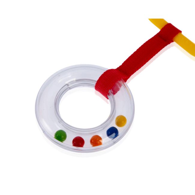 Zornaitoare cu prindere patrata pentru carucior BabyJem (Culoare: Rosu) JEMbj_8772